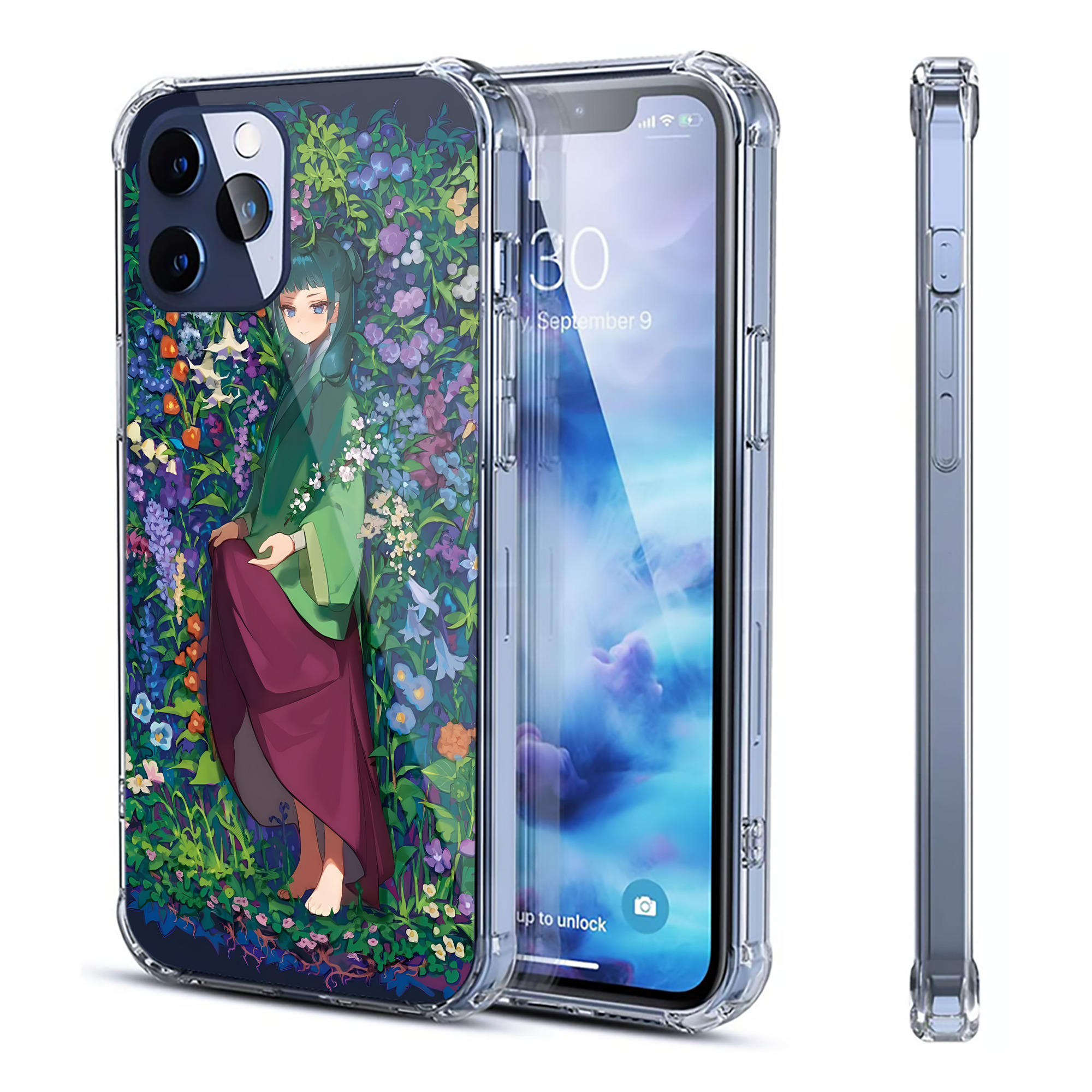 （画像用） 薬屋のひとりごと The Apothecary Diaries 【iPhone 12シリーズ対応】透明スマホケース（クリアソフトケース）